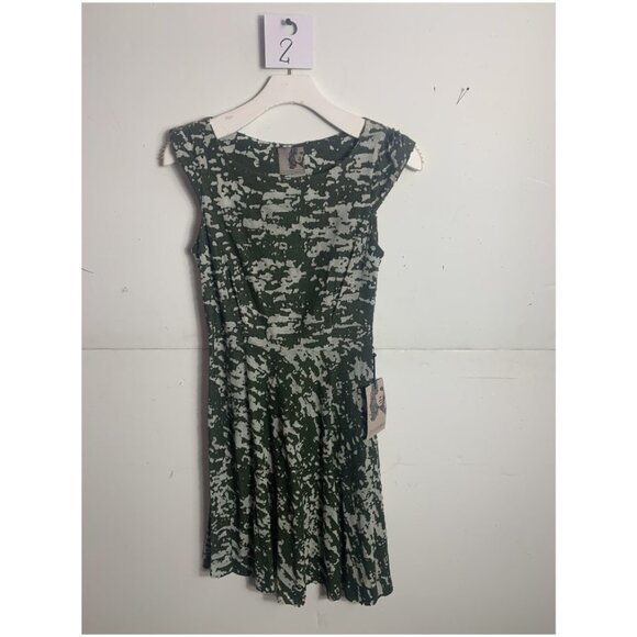 Anthropologie Eva Franco Camouflage Print Mini Dress - Picture 1 of 3